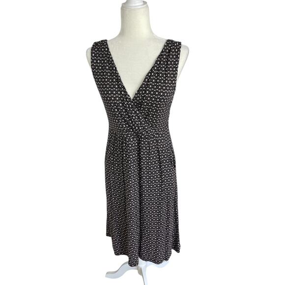 Garnet Hill Starlet Sleeveless Jersey Knit Dress Neutral Size Small Travel - Picture 3 of 10